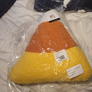 novogratz candy corn sherpa pillow